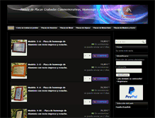 Tablet Screenshot of placasrecordatorias.com